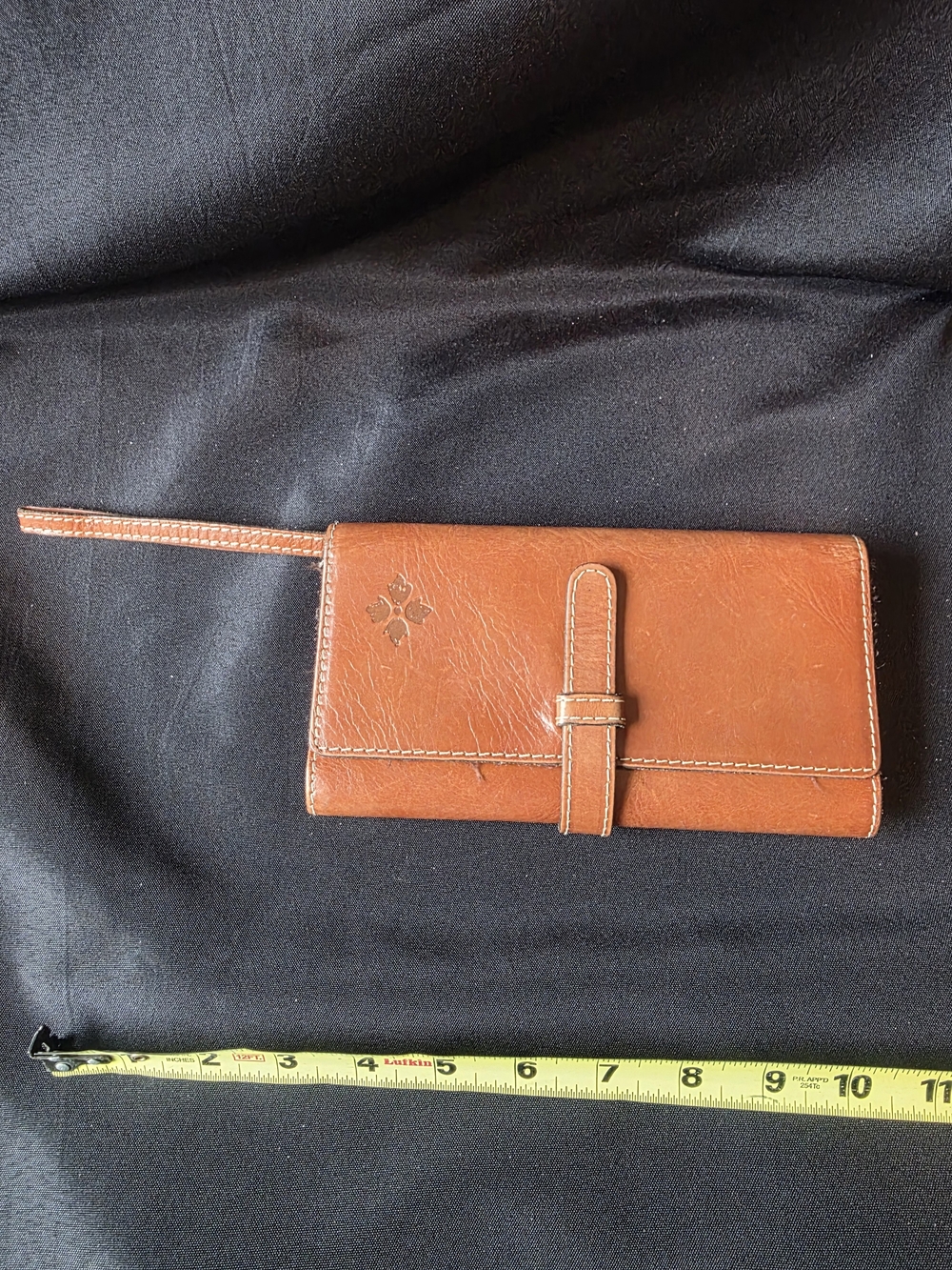 Patricia Nash Cognac Brown Leather Travel Wallet - Picture 3 of 9